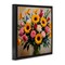 Stupell Industries Bold Sunflowers Mixed Bouquet Framed Floater Canvas Wall Art Design by Yuri Khrushch